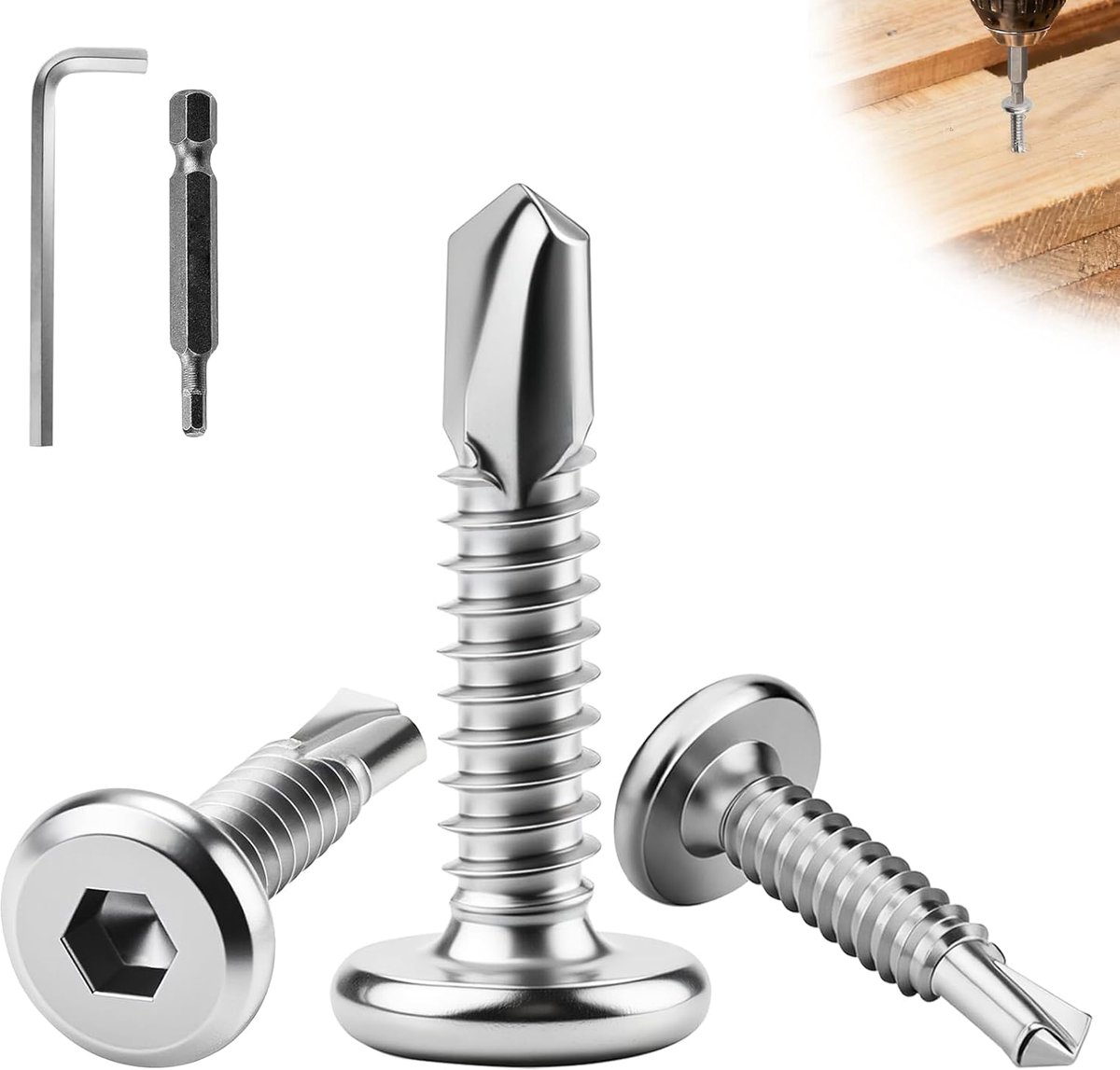 Drilling screws, self-tapping screws stainless steel - ShopVlot