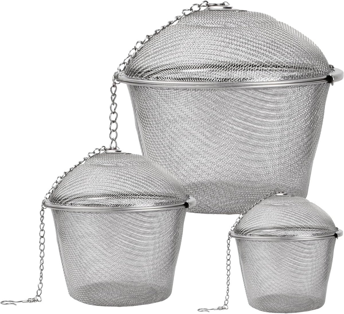 3 stuks ultrasone reinigingsmand voor sieraden, mand van roestvrij staal voor ultrasone reiniging, zeef van roestvrij - ShopVlot