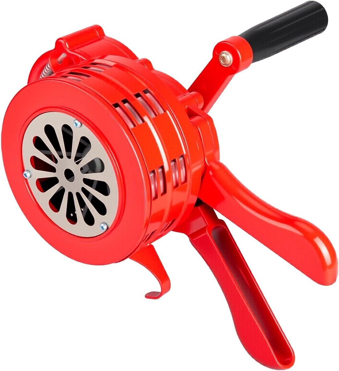110dB Hand Siren, Hand Crank Siren, Portable Hand Crank Alarm, Air Protection Siren Manual Siren for Factories - ShopVlot