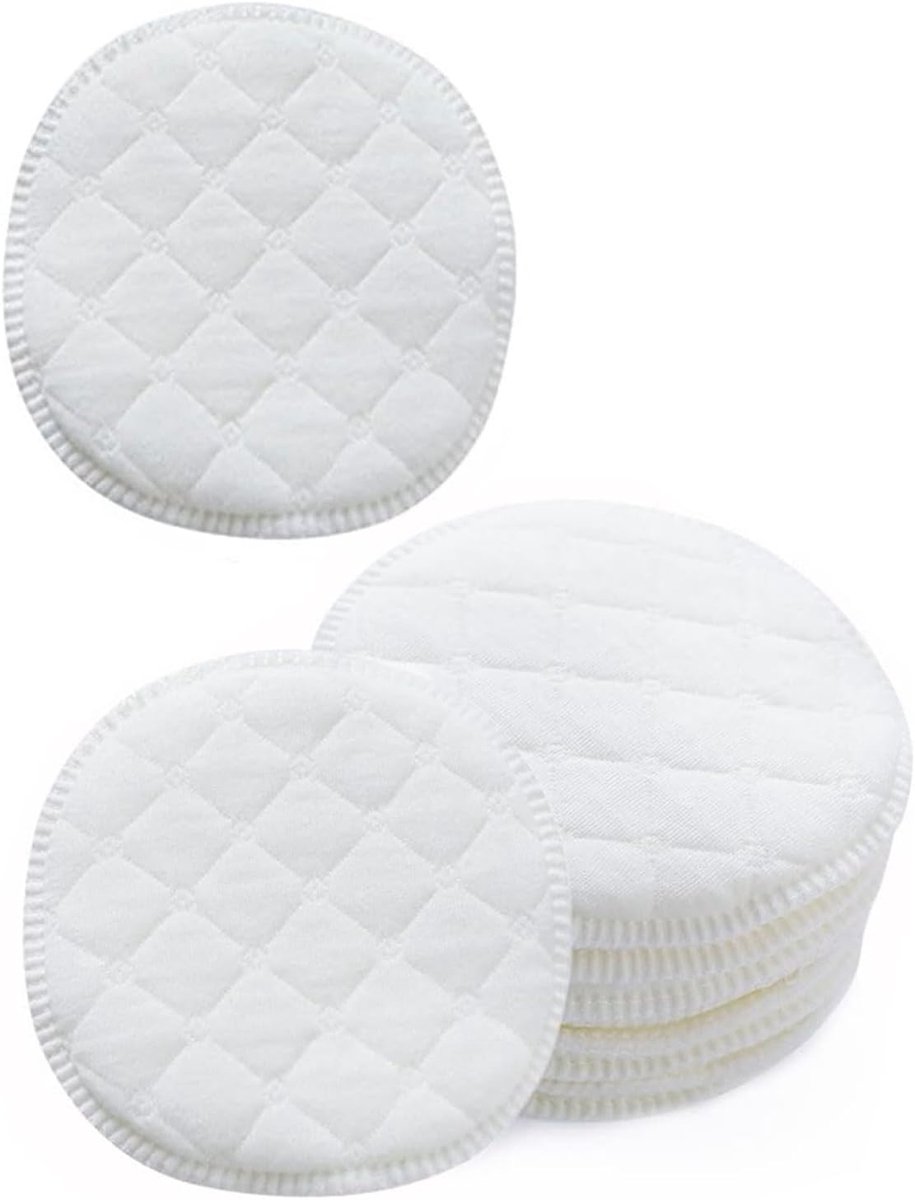 Pack of 20 Washable Chest Protectors, Breast Guards, Reusable, Nursing, Anti-Allergic, Bras, Protects and Absorbs Milk - ShopVlot