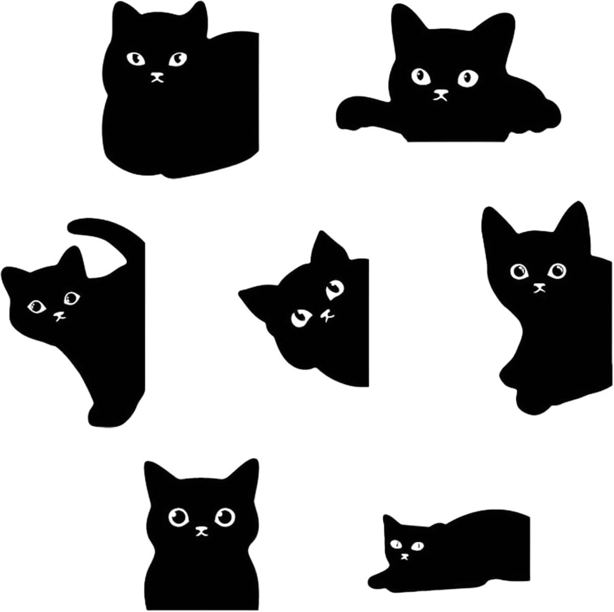 Magnetische bladwijzers katten - 7 unieke ontwerpen - lichte magnetische structuur - perfect voor boekenliefhebbers - ShopVlot