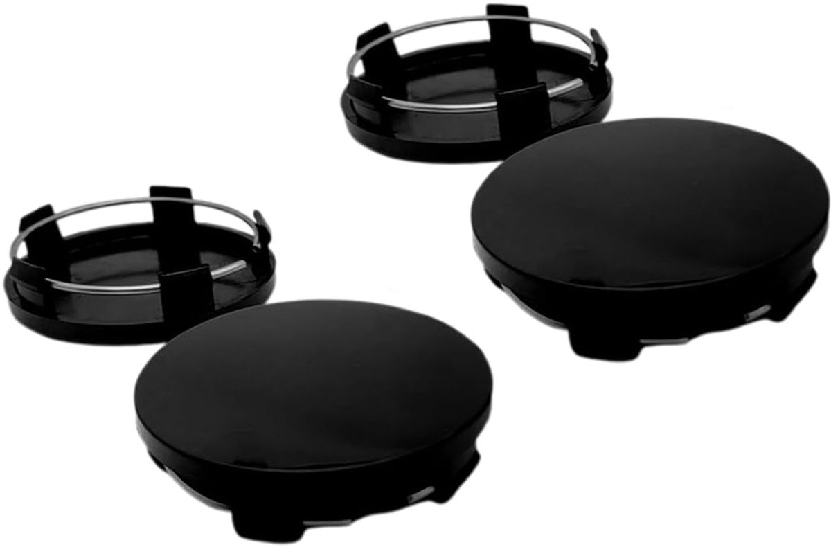 Wielnaafkappen 60mm - Universeel - Zwart - Bescherming voor velgen - ShopVlot