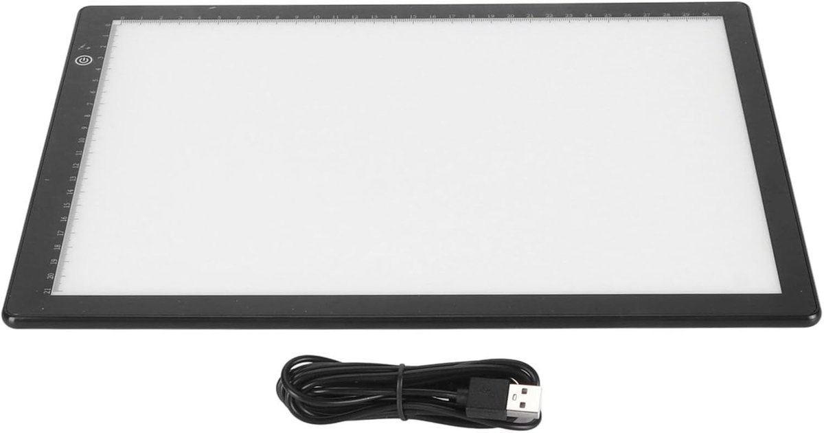 Slide scanner A4 ultra dun - LED lichtpaneel - 3 helderheidsniveaus - ideaal voor het digitaliseren van dia's - ShopVlot