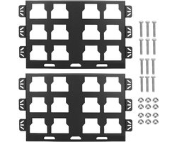 Montageplaat voor Packout, Wandbevestiging voor Gereedschapskist, Metalen Bevestiging met Slot tot 100 Lbs, Ideaal voor Garage en Werkplaatsorganisatie