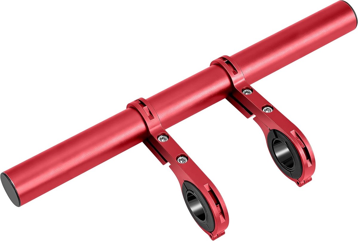 Fietsstuurverlenging - aluminiumlegering - dubbele klemmen - voor GPS en telefoon - ShopVlot