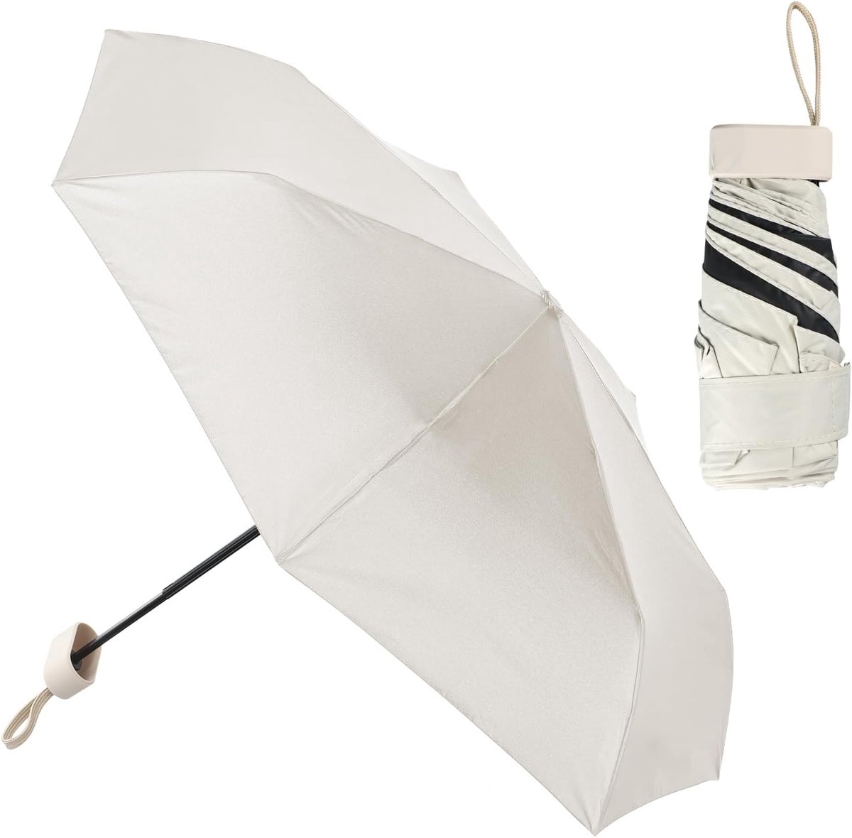 Opvouwbare Mini Paraplu - UV Bescherming UPF50+ - Compact Reisparaplu - Windbestendig en Lichtgewicht - ShopVlot