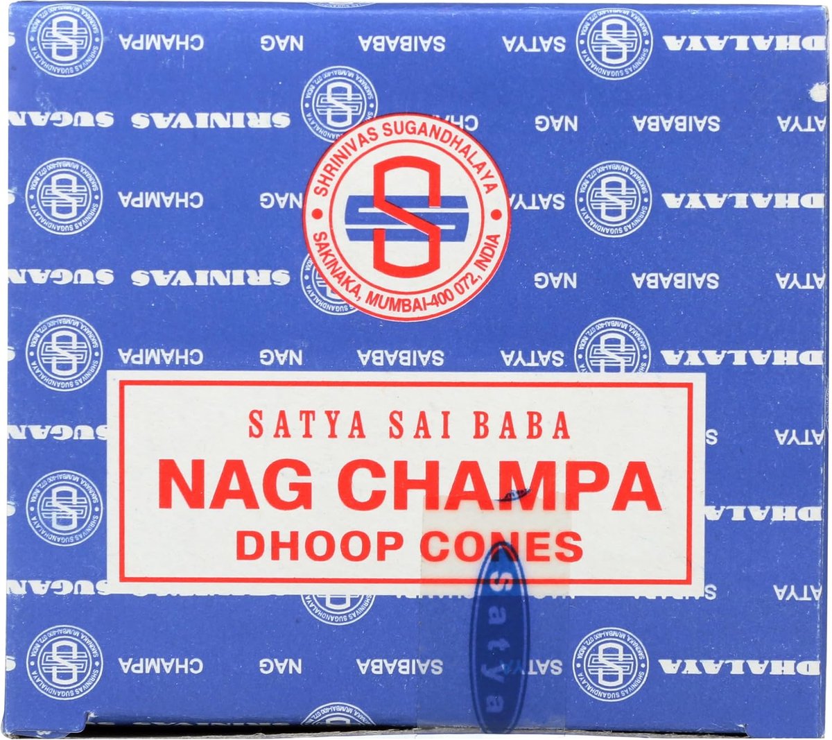 Satya Cone Incense Nag Champa, 12 Piece - ShopVlot