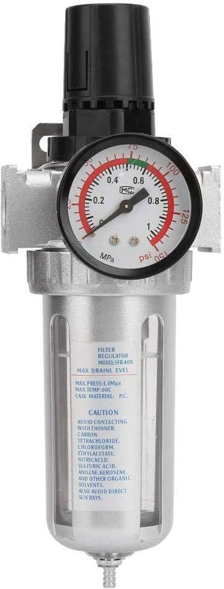 DEWIN Pressure Regulator, Air Pressure Regulator 1/2 inch, BSP Filter Regulator 1/2 Inch with Air Compressor with - ShopVlot