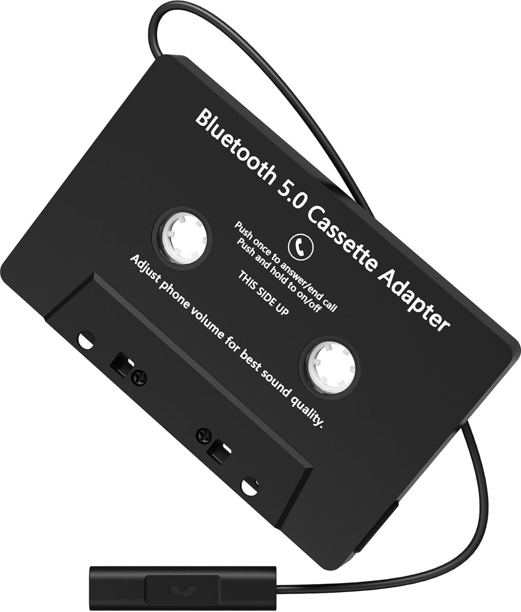 Mersoco 5.0 cassette-adapter voor autoradio, converteren van auto-oproepbeantwoorden, telefooncassette-adapter - ShopVlot