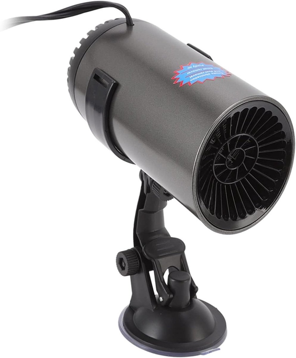 Car Heater Fast Heating, Portable Cigarette Lighter Car Defroster Defroster, Rotatable Stand, 2 In 1 Design, Easy To - ShopVlot