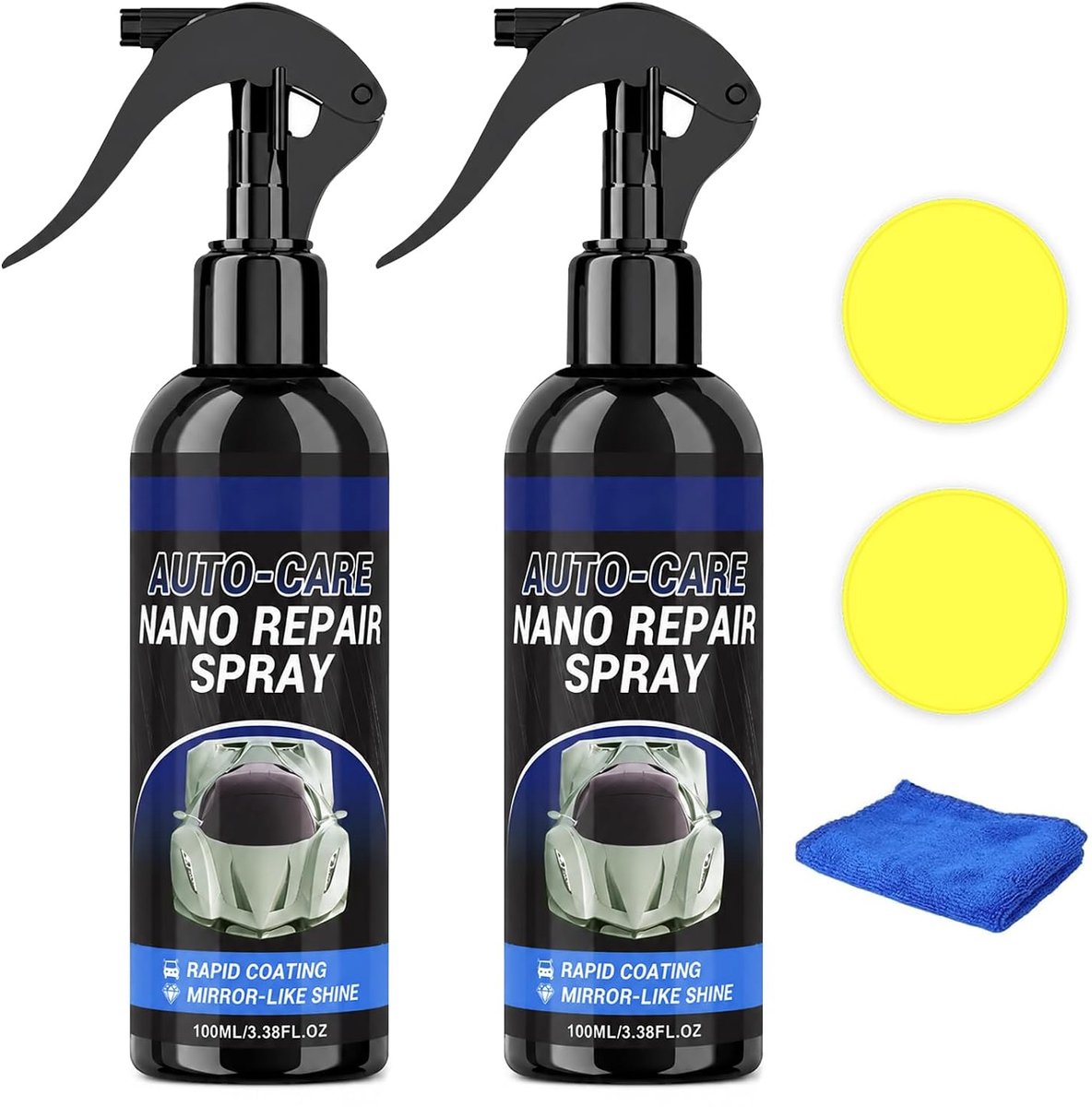 Autopolitoer, krasverwijderingsspray, nano-polijstmiddel, autoverzegeling - ShopVlot