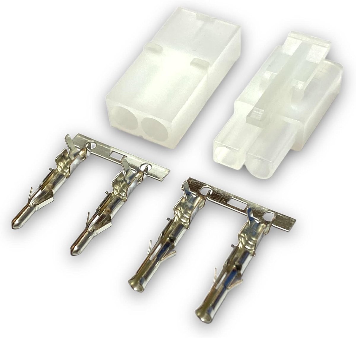 5 Pairs of 10 High Quality Japanese Nylon Male Connectors 1.2cm Female 1.2cm 10A Crimp Pins for Lipo Battery - ShopVlot