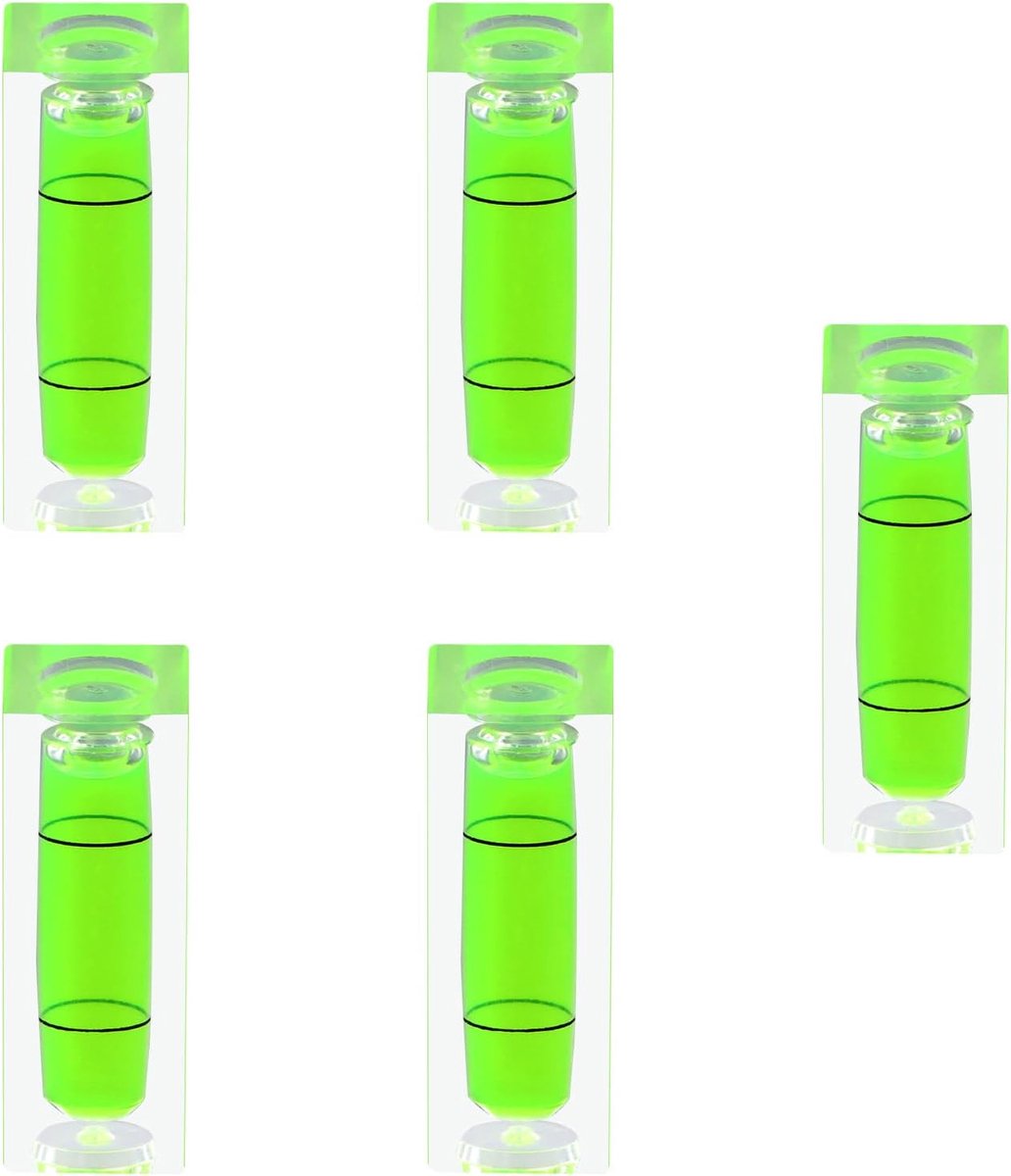 5pcs spirit level, mini spirit level, 15 x 15 x 40 mm bubble level, marking measuring instruments, square spirit - ShopVlot