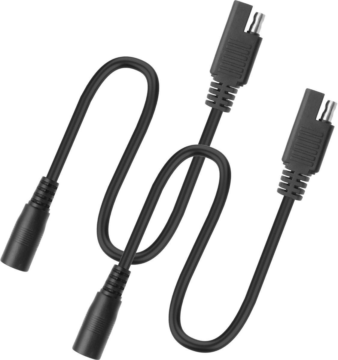MEIRIYFA SAE to DC5521 Bus Power Cord, 20AWG SAE Plug to DC 5.5 x 2.1mm Bus Converter Adapter Cable for Cars - ShopVlot