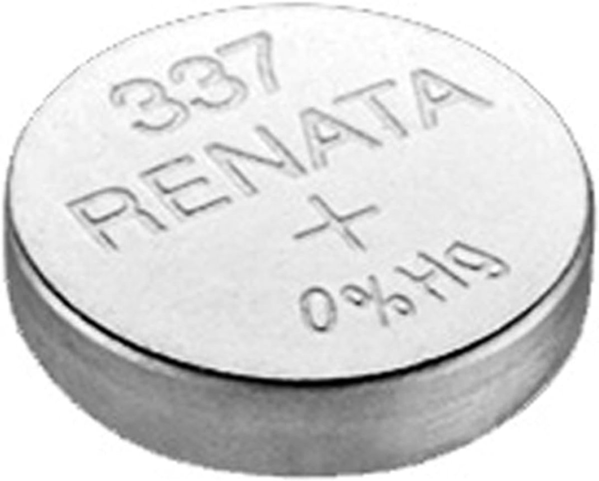 1 x Renata 337 SR416SW or watch battery, Swiss Made, 1.5 V, silver oxide - ShopVlot