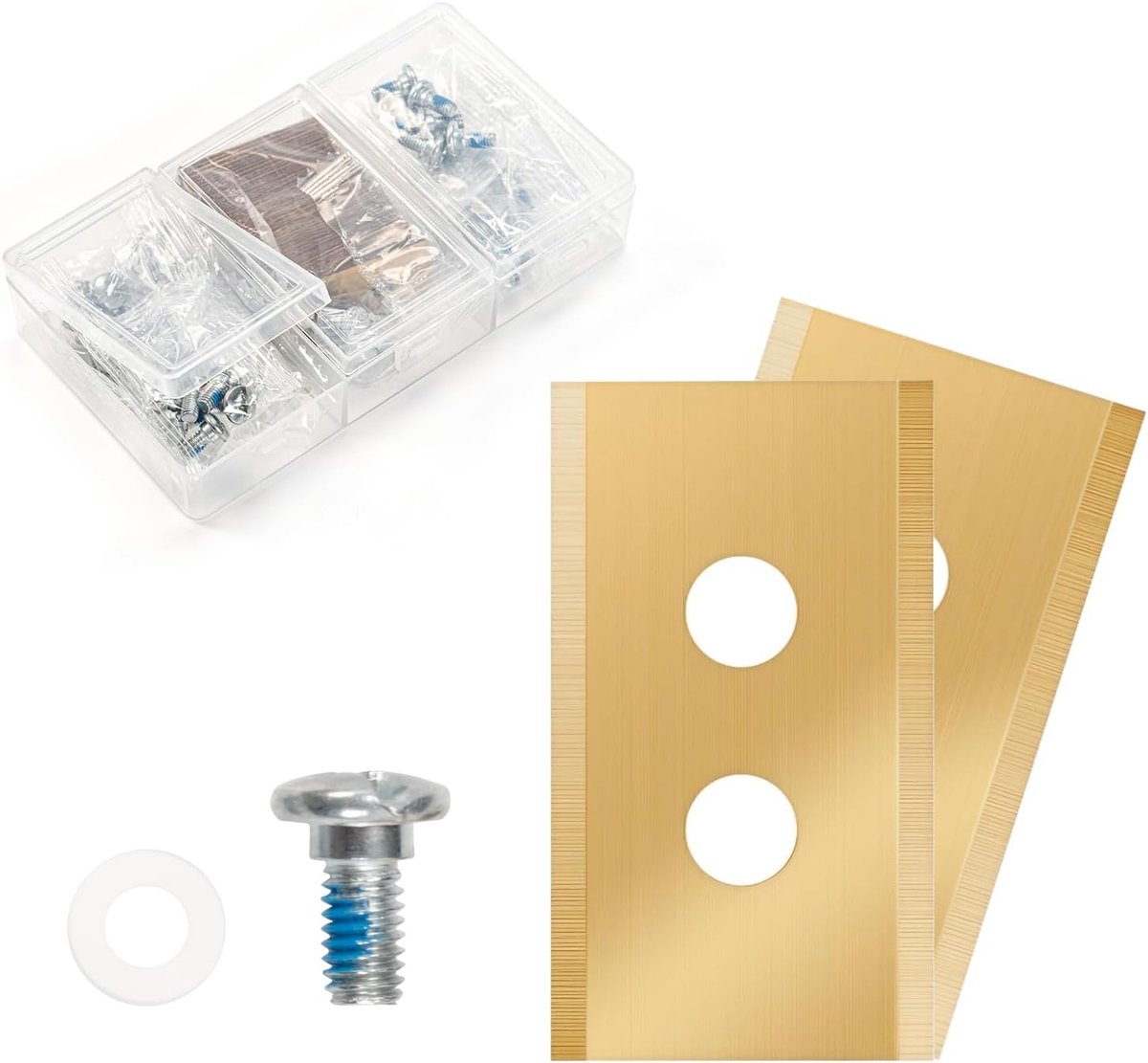 Pack of 48 Replacement Blades, Compatible with Mammotion Luba and Yuka Series Robotic Lawnmowers, Durable Robotic - ShopVlot
