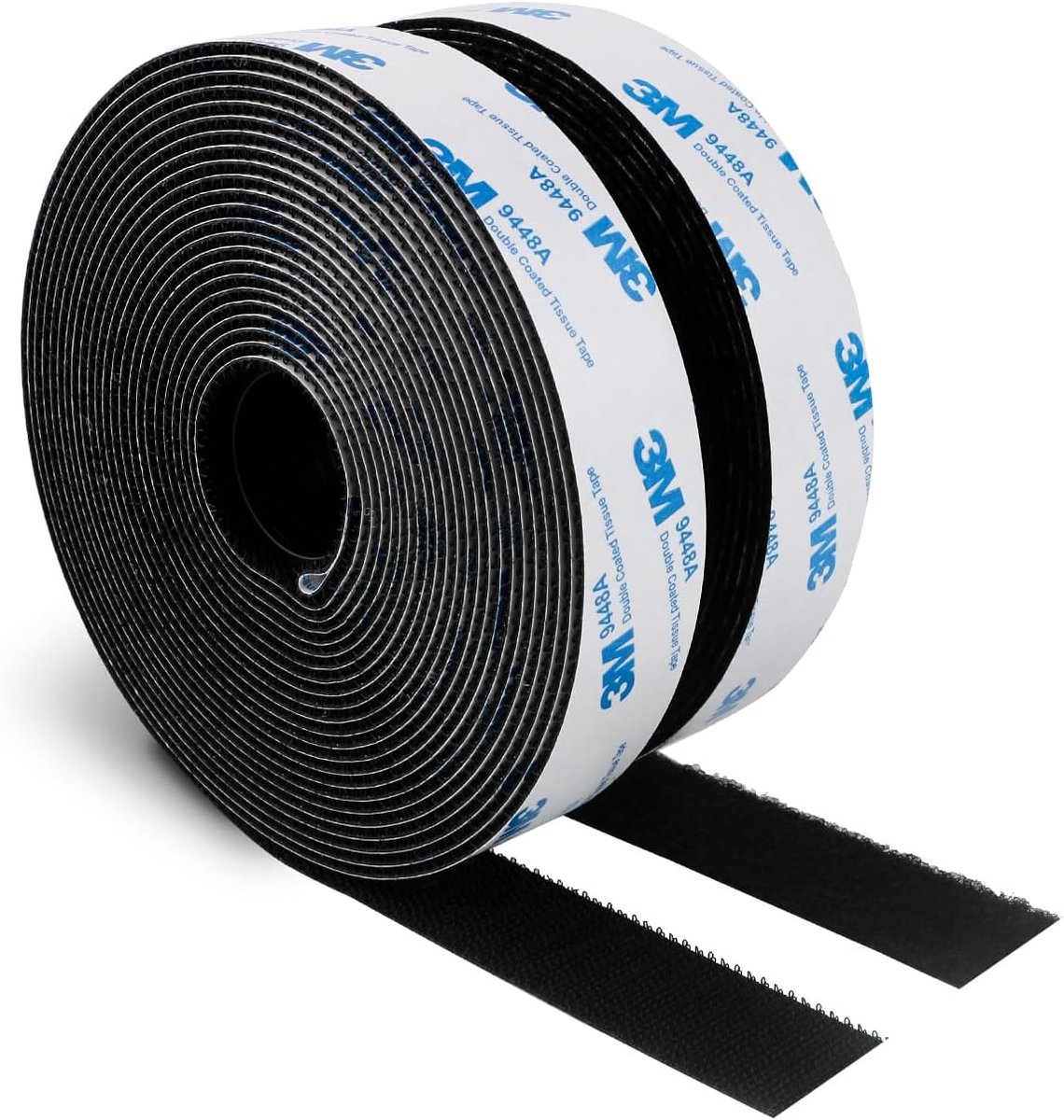 3M Adhesive Tape, 19 mm x 6 m, Extra Durable, Black - Durable, with self-adhesive nylon backing for crafts, craft - ShopVlot