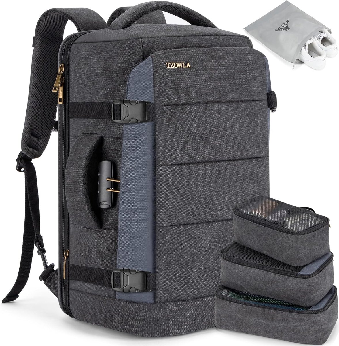 Reistas 40 Liter - Waterdicht en Antidiefstal - Met USB-poort - Ideaal voor reizen - ShopVlot