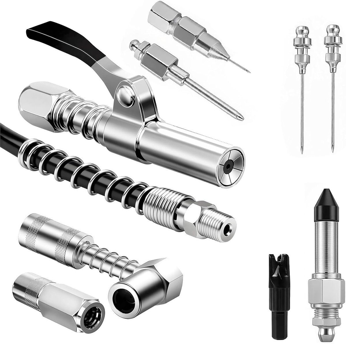 Vetpers mondstuk set - 10-delige accessoireset - universeel met snelkoppeling - ShopVlot