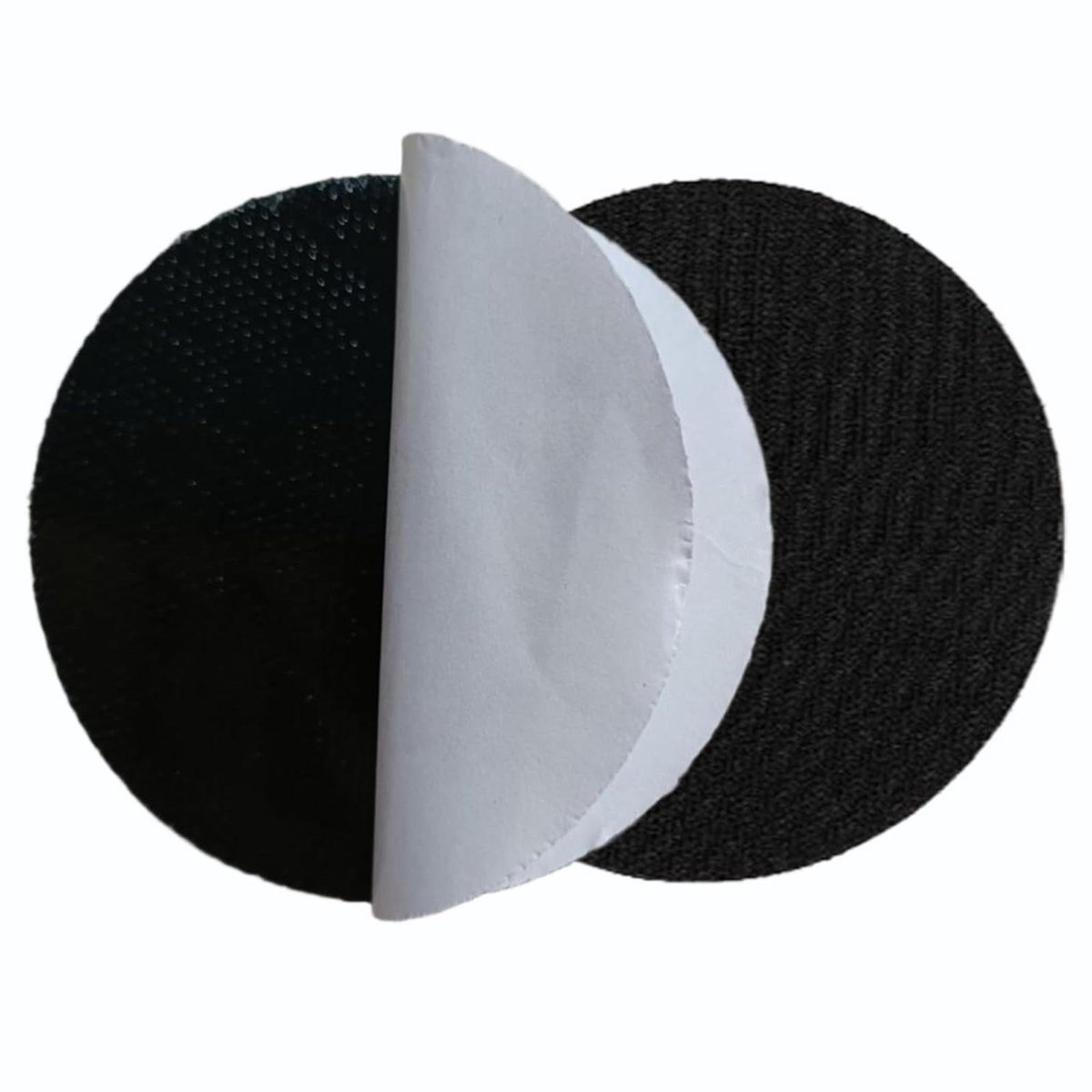 Schuurschijven Klittenband - Polijstschijf Steunschijven - Oppervlakken Behandelen - Sterke Hechting - 150mm Diameter - Zwart