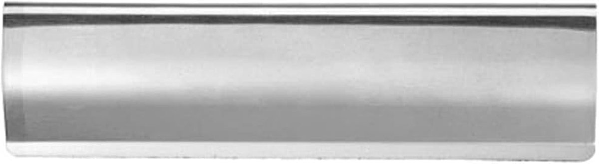 Brievenbus Cover - Brief Plaat - Brief Ontvangen - Gebogen Interieur - 280 x 78mm - Chroom