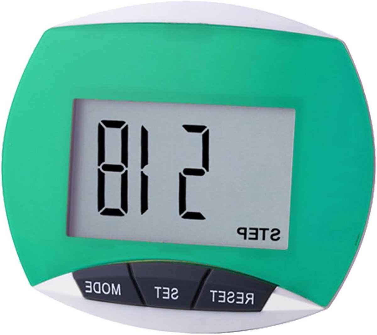 Stappenteller - Calorie teller - Activiteit bijhouden - Eenvoudige bediening - 638 x 54 cm - Groen