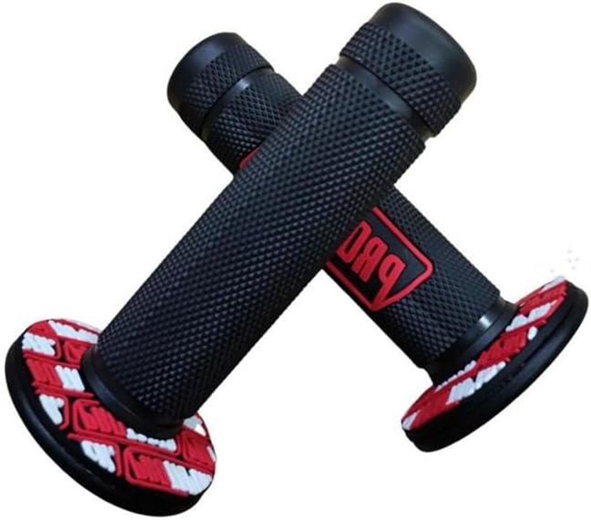 Motorfiets Stuurgrepen - Gel Remgrepen - Comfortabel Rijden - Universele Pasvorm - 22mm Stuur - Rood