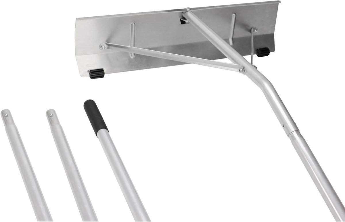 Dak Sneeuw Rupser - Dakreiniger - Dak Sneeuw Verwijderen - Beschermende Rolletjes - 6.5 Meter Bereik - Aluminium