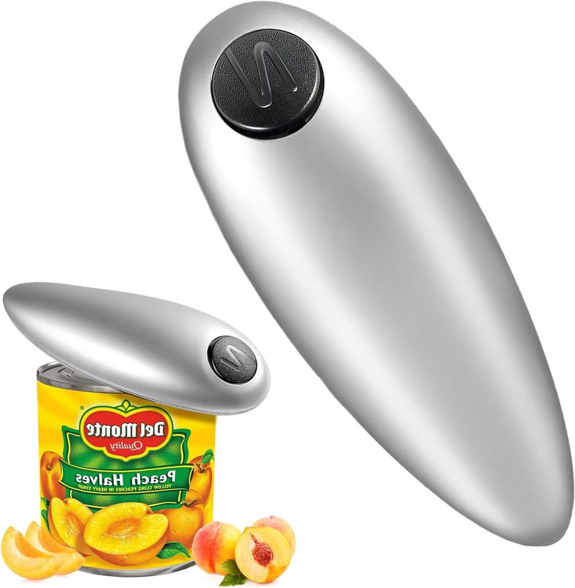Elektrische blikopener - Automatische opener - Keuken gemak - 360 graden rotatie - 17 cm lengte - Zwart