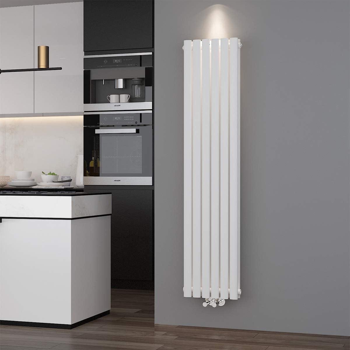 Design Paneelradiator - Verticale Radiator - Ruimte Verwarmen - Dubbele Laag - 1600x354mm - Wit