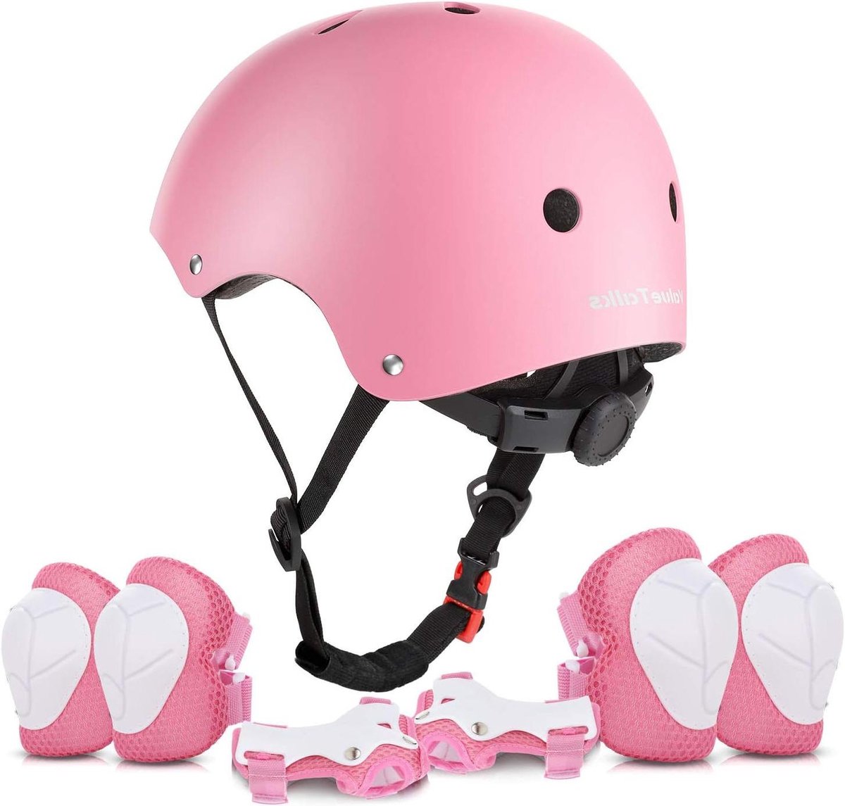 Kinder Beschermset - Beschermers Inline Skate - Sportieve Activiteiten - Compleet met Helm - 3-12 Jaar - Roze