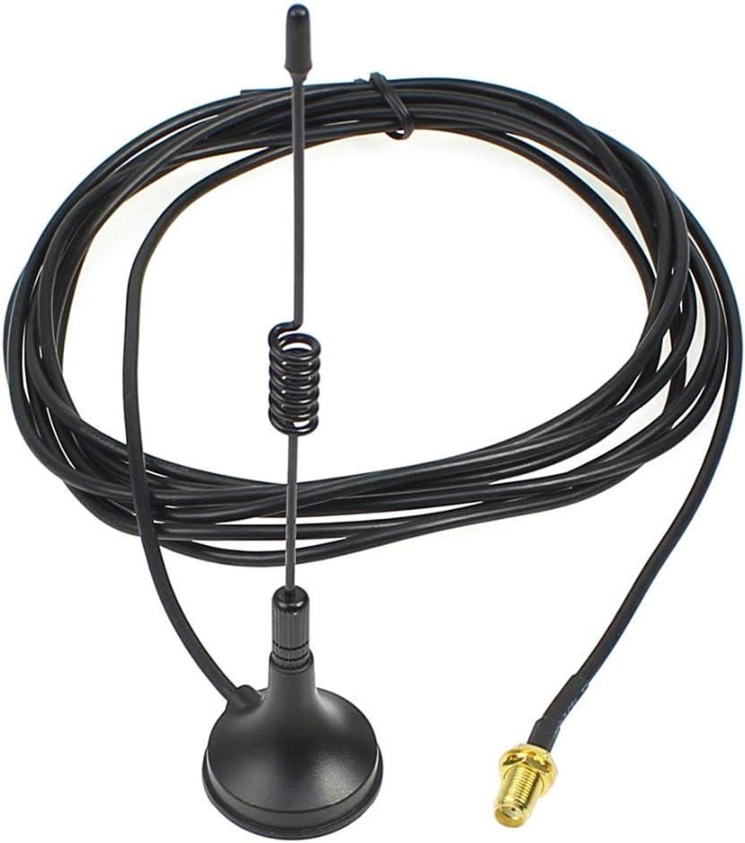 Auto Antenne - Magnet Antenne - Radio Communicatie - Dual Band UHF VHF - 14 cm - Zwart