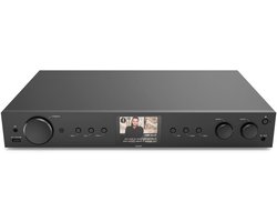 HiFi-Tuner DAB+ - Internetradio Bluetooth - Muziek Streamen - Spotify Connect Compatibel - 2.8 inch Kleurendisplay - Zwart
