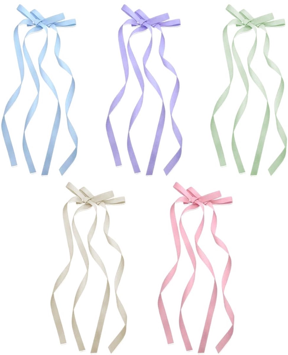 Haarstrikken haarspelden dames strik haar kleine satijnen lint haarstrikken meisjes schattig haarelastiek met strik haaraccessoires vrouwen voor haardecoratie accessoires