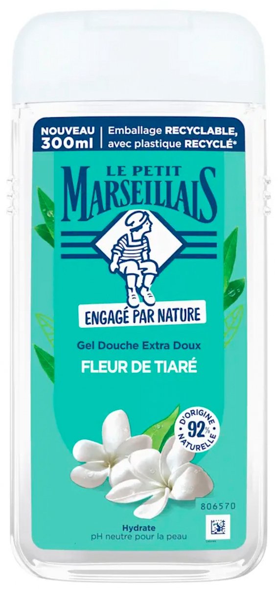 Le Petit Marseillais Extra Milde Douchegel Tiarébloem 250 ml