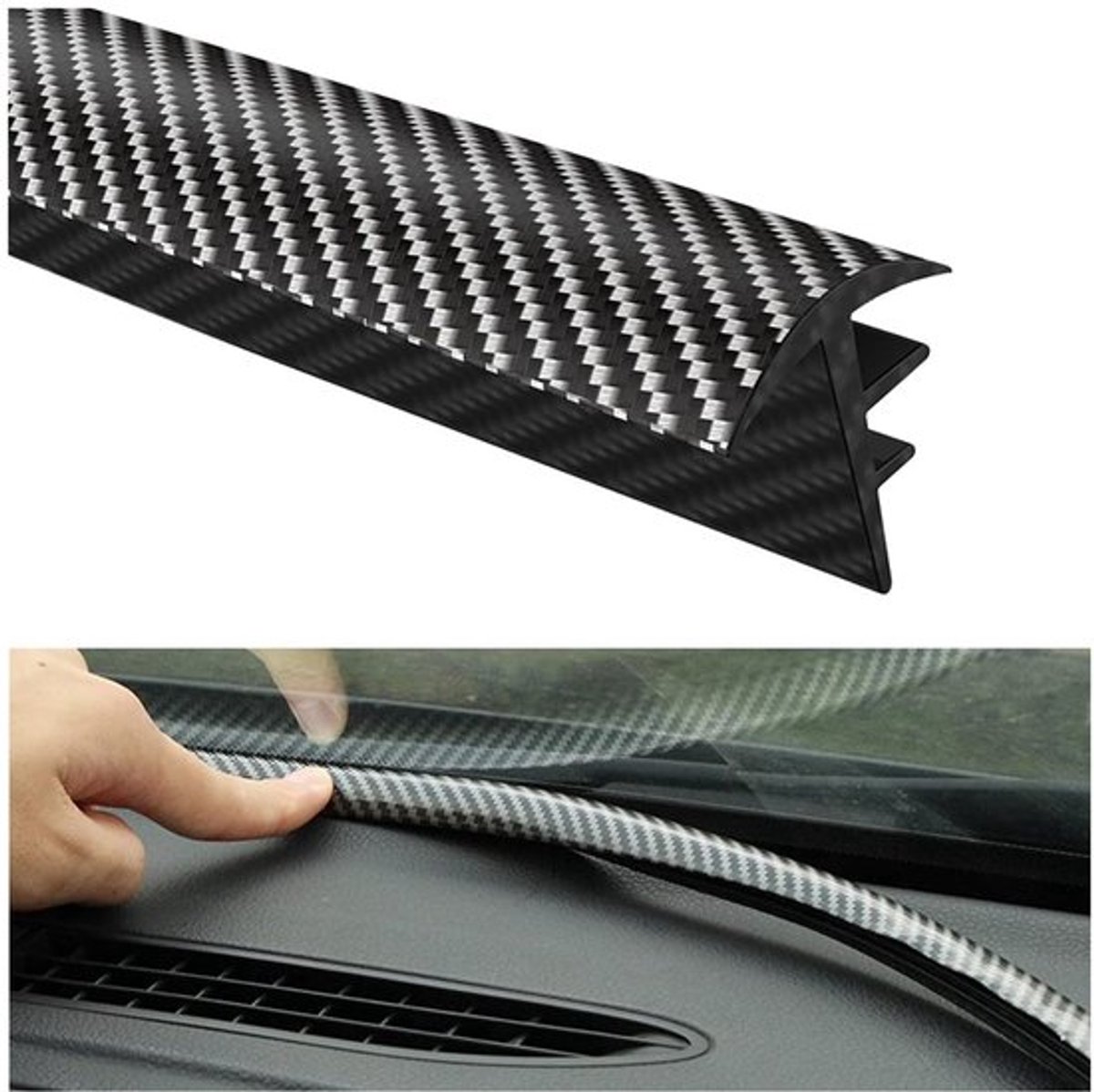 Golden crown - Rubber afdichting - U-vormige autoklep beschermstrip