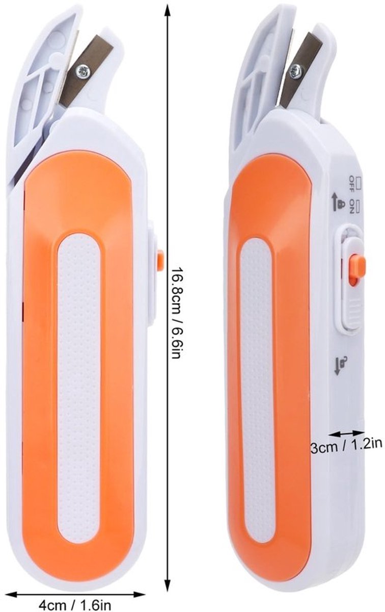 Dailygoods - Snoerloze Elektrische Schaar - Ergonomische Handgreep