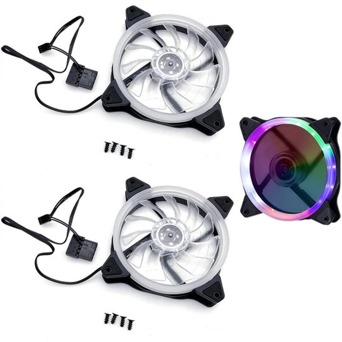 SPHProducts - RGB LED ventilator - Geluidsarme koelventilator - 120mm