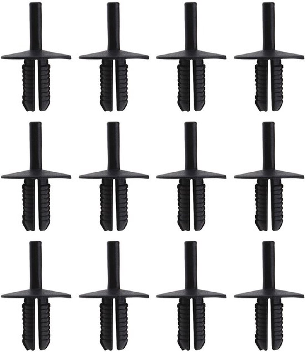 Vt products - Bumper Clips Vervanging - 30 stuks - Zwart - Interieur