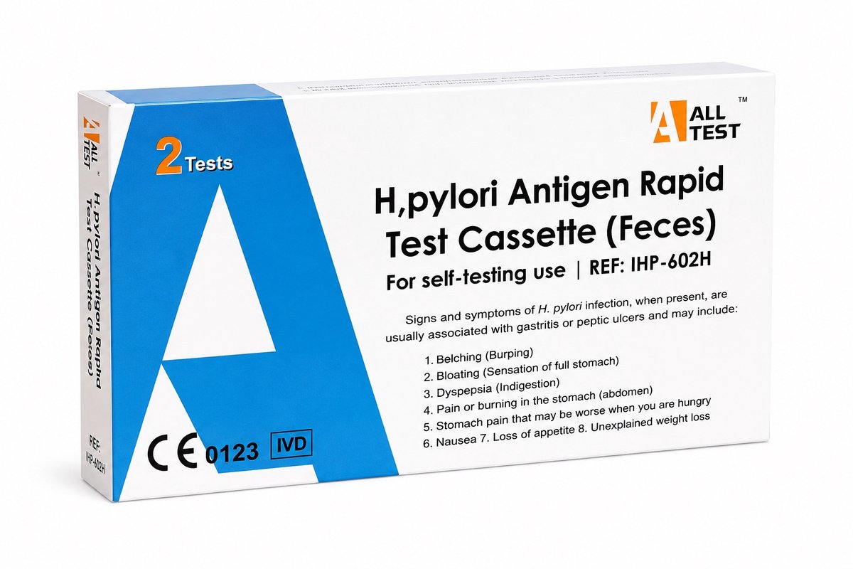 ALLTEST H. pylori Zelftest - Maagbacterie Test - Ontlastingstest