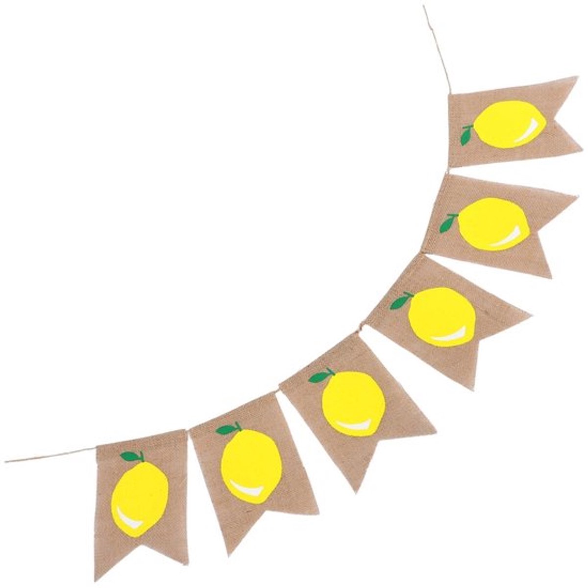 Vt products - Decoratie Garland - Vlaggenketting - Jute Banner