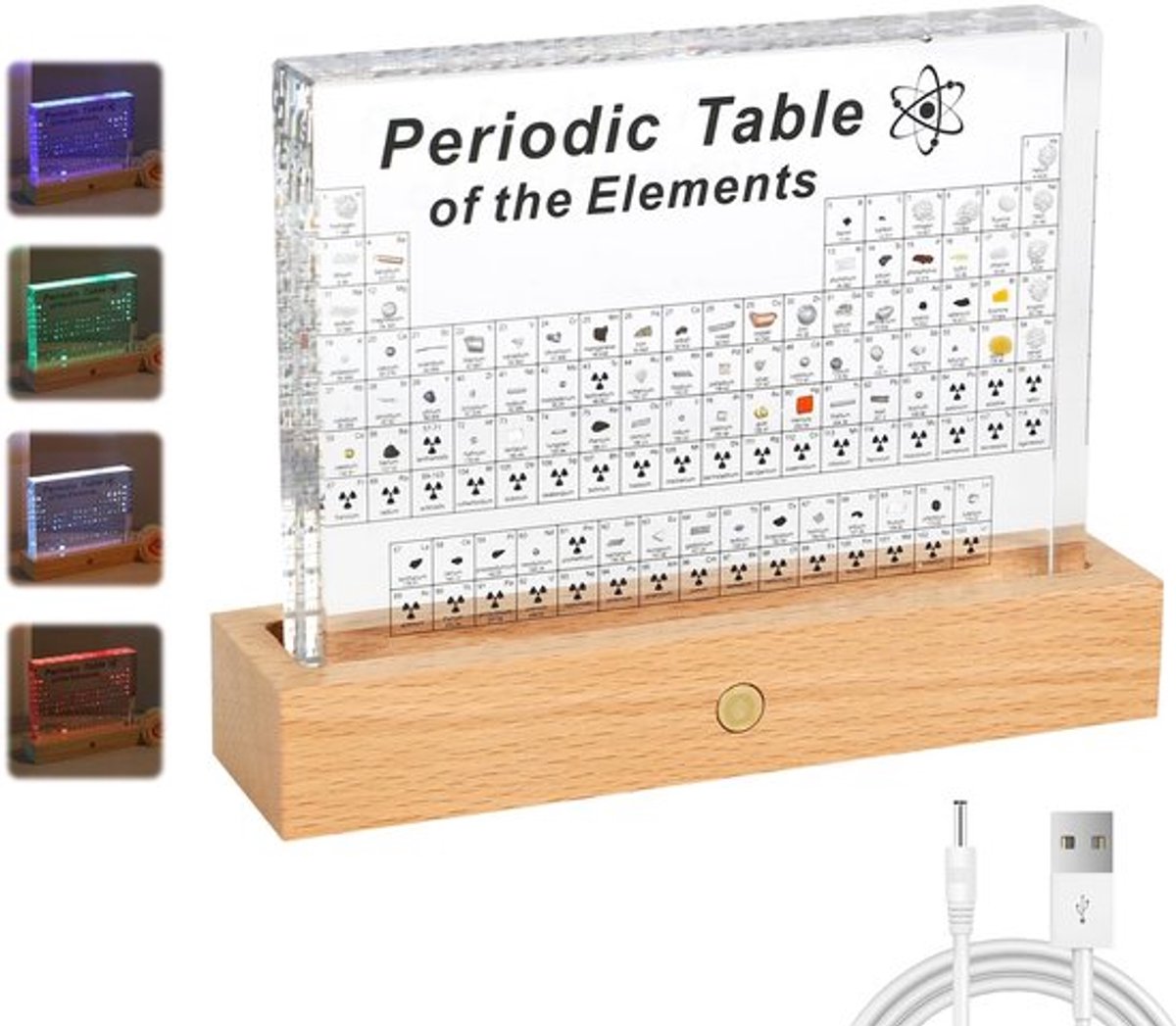 Allecto - Periodiek systeem - Echte elementen - Educatief display