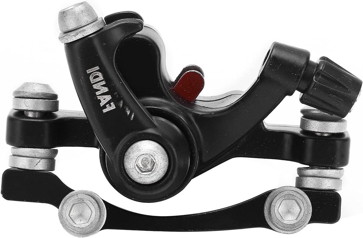 Schijfremklauw Fiets - Fietsrem Klauw - Veilig Fietsen - Aluminium Legering - 192 g - Zilver