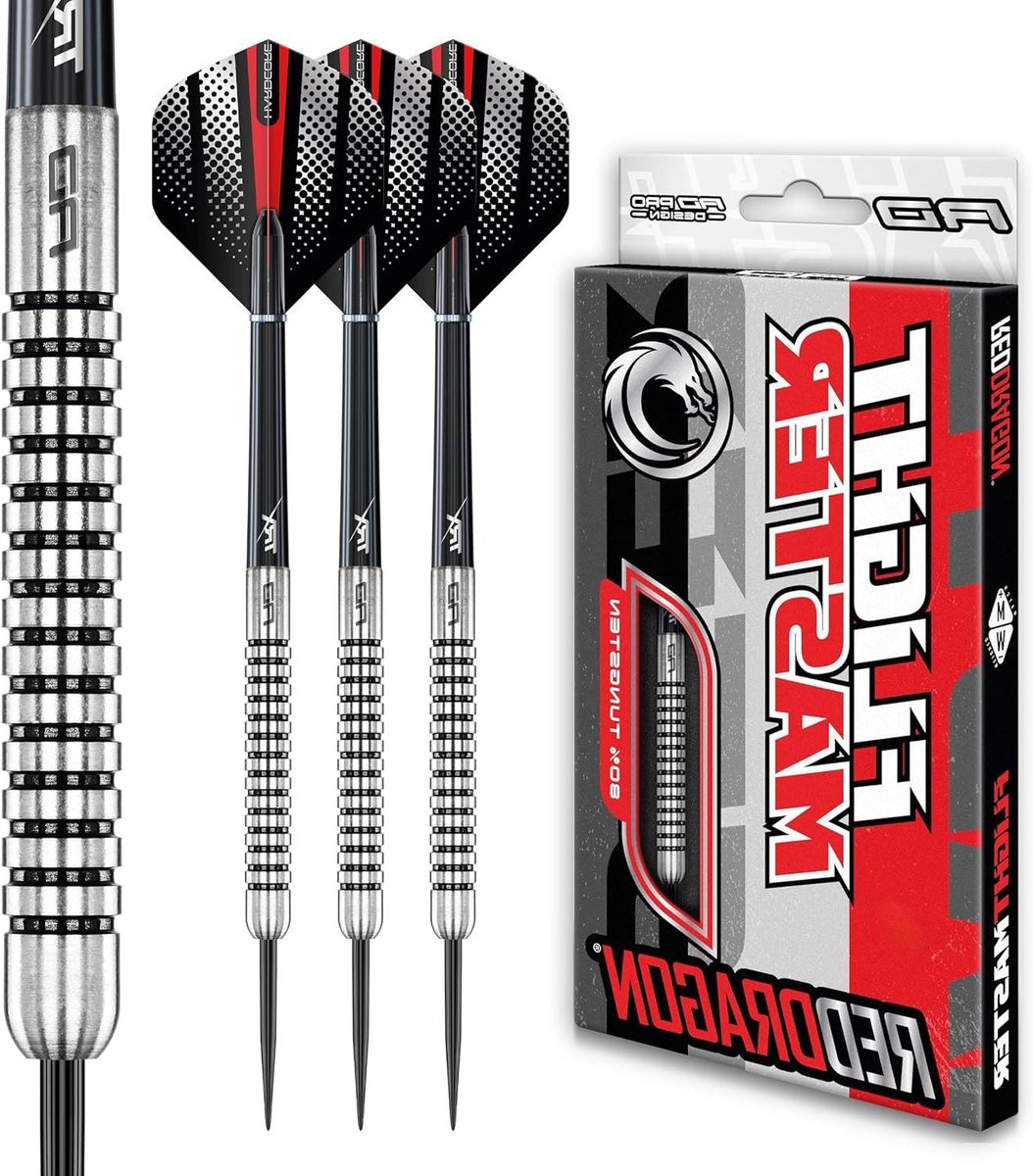 Tungsten Pijlen - Dartpijlen Set - Precisie Werpen - 80% Tungsten - 23 gram - Zilver