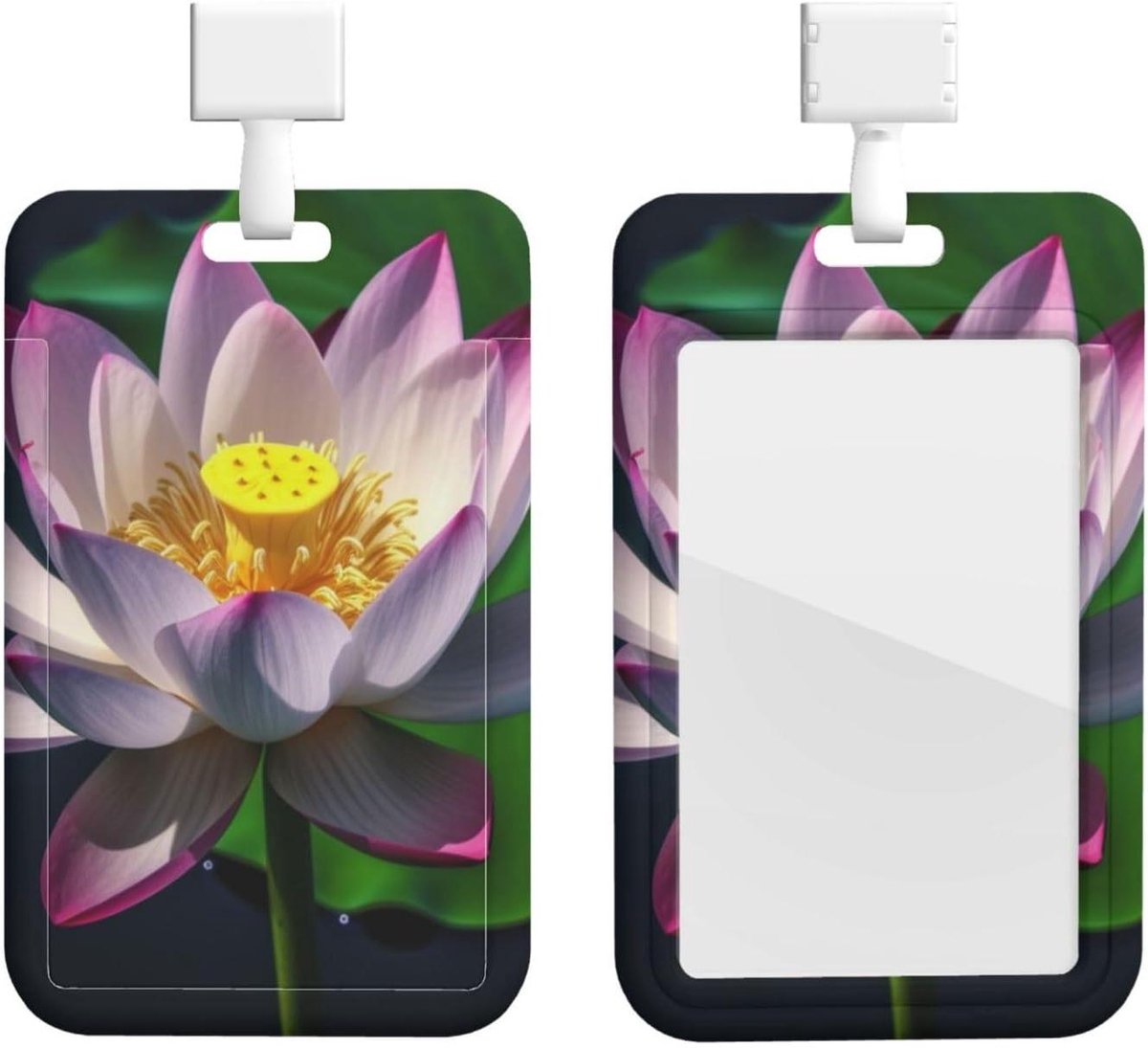 ID-kaarthouder met venster - Badgehouder Paskaarthouder - Kaarten Beschermen - Schuifontwerp - 10.16 x 6.35 cm - Lotus2