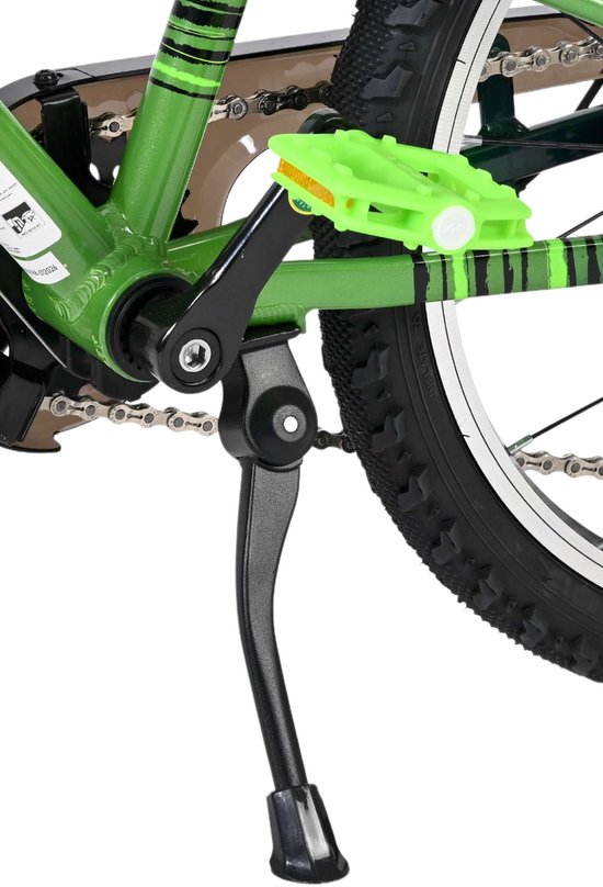 Volare Venom Kinderfiets - Jongens - 18 inch - 6 Speed - Groen - Twee handremmen — afbeelding 2