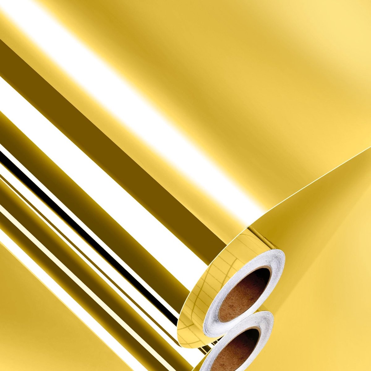 SnelShoppen - Decotalk Zelfklevende Spiegel Folie Goud 30 x 300 cm - Waterdichte Wanddecoratie voor Meubels, Spiegels en Wanden - Eenvoudig aan te bre