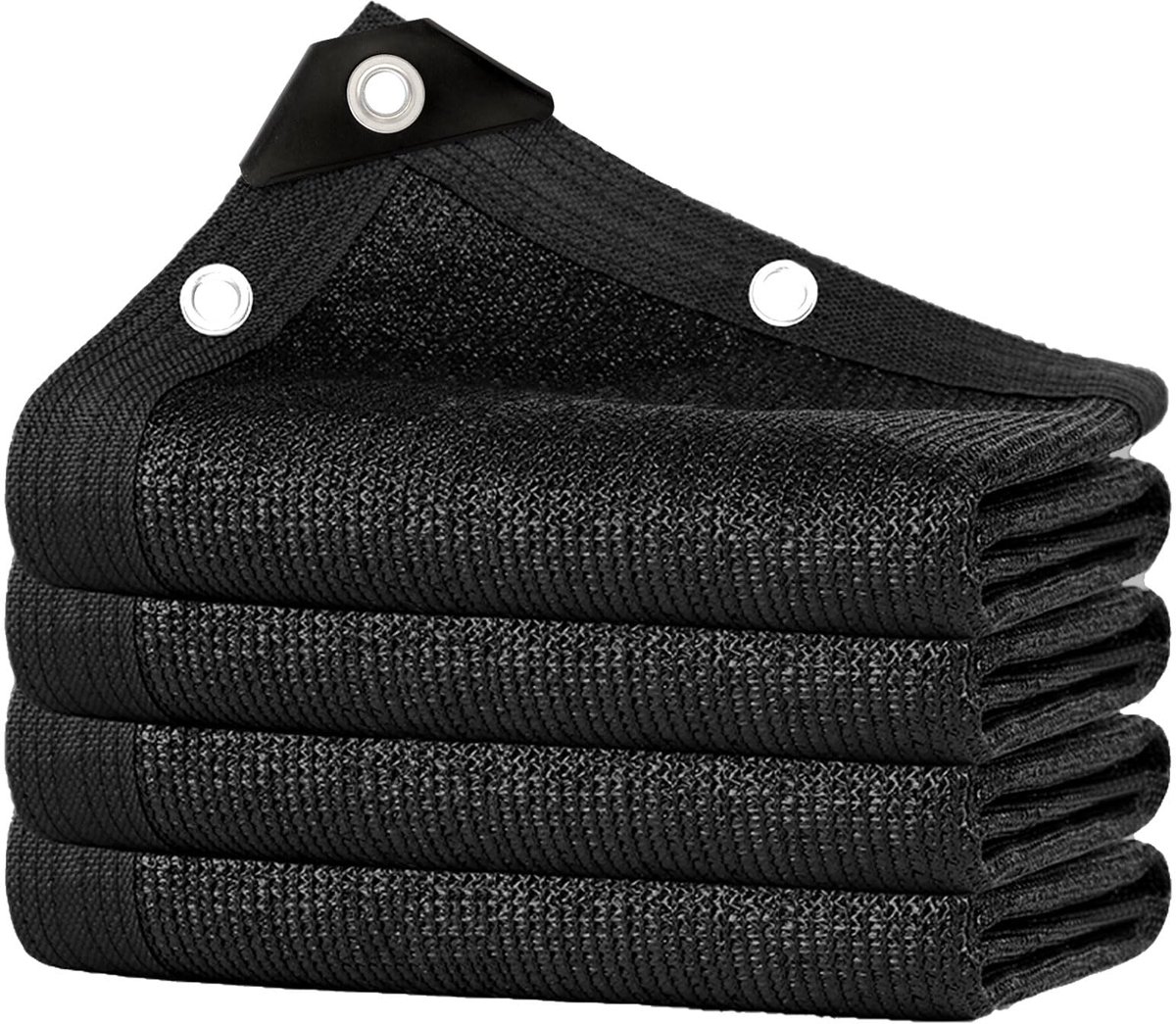 kogxscej Schaduwnet met ogen, 80% schaduwpercentage, uv-bestendig, ademend, licht en duurzaam, schaduwnet voor broeikas, tuin, schuur, outdoor.