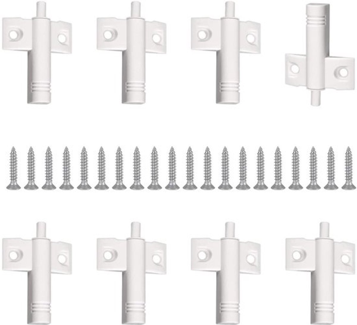 Dailygoody - Zachte Sluiten Scharnier Buffers - Deurstopper - Wit