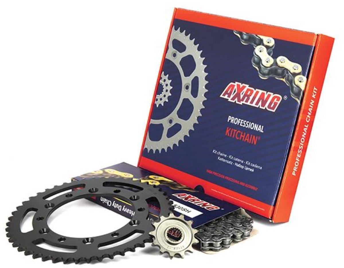 Kit chaîne Axring pour Moto BRIXTON 250 BX FELSBERG ABS 2017 à 2018 Neuf
